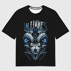 Футболка оверсайз мужская IN FLAMES, цвет: 3D-принт