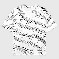 Футболка оверсайз мужская Melody Текстура, цвет: 3D-принт