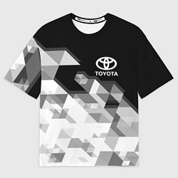 Футболка оверсайз мужская TOYOTA, цвет: 3D-принт