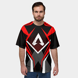 Футболка оверсайз мужская APEX, цвет: 3D-принт — фото 2