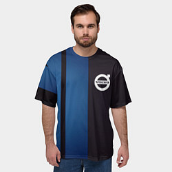 Футболка оверсайз мужская VOLVO, цвет: 3D-принт — фото 2