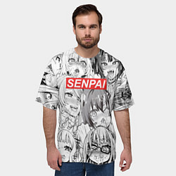 Футболка оверсайз мужская SENPAI, цвет: 3D-принт — фото 2