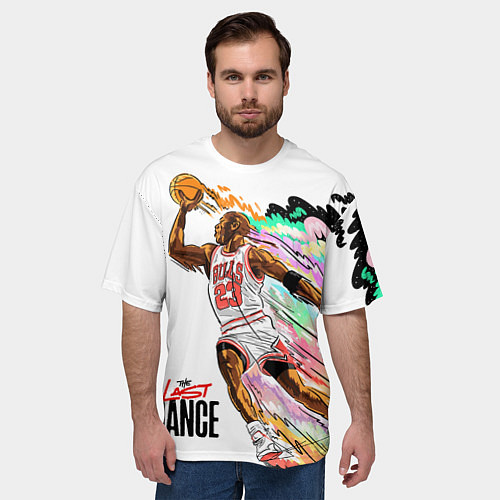 Мужская футболка оверсайз ПОСЛЕДНИЙ ТАНЕЦ / 3D-принт – фото 3