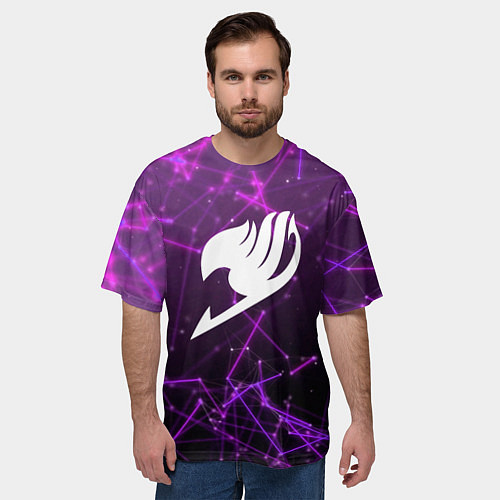 Мужская футболка оверсайз Fairy Tail / 3D-принт – фото 3