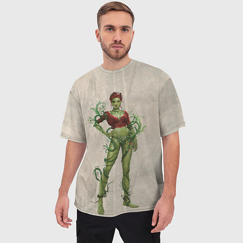 Мужская футболка оверсайз Poison Ivy / 3D-принт – фото 3