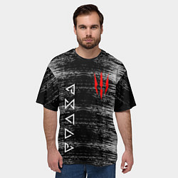 Футболка оверсайз мужская THE WITCHER, цвет: 3D-принт — фото 2
