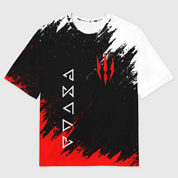Футболка оверсайз мужская The Witcher, цвет: 3D-принт