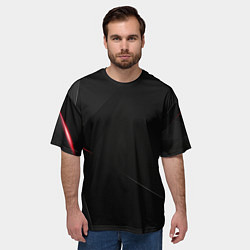Футболка оверсайз мужская DARK, цвет: 3D-принт — фото 2