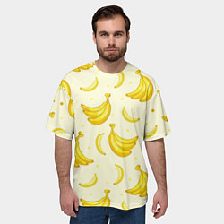 Футболка оверсайз мужская Банана, цвет: 3D-принт — фото 2