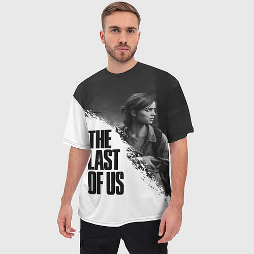 Мужская футболка оверсайз THE LAST OF US 2 / 3D-принт – фото 3