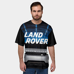 Футболка оверсайз мужская LAND ROVER, цвет: 3D-принт — фото 2
