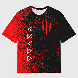 Футболка оверсайз мужская The Witcher, цвет: 3D-принт