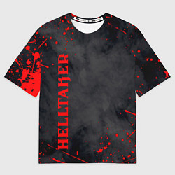 Футболка оверсайз мужская Helltaker Logo Z, цвет: 3D-принт