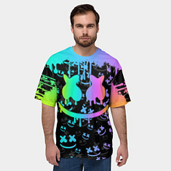 Футболка оверсайз мужская MARSHMELLO, цвет: 3D-принт — фото 2