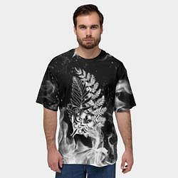Футболка оверсайз мужская THE LAST OF US 2 ТАТУ ЭЛЛИ, цвет: 3D-принт — фото 2