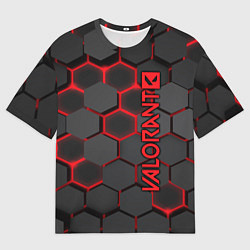 Футболка оверсайз мужская Valorant, цвет: 3D-принт