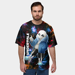 Футболка оверсайз мужская UNDERTALE АНДЕРТЕЙЛ, цвет: 3D-принт — фото 2