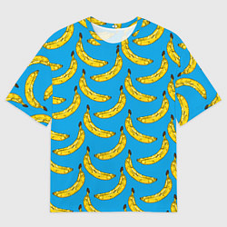 Футболка оверсайз мужская Go Bananas, цвет: 3D-принт