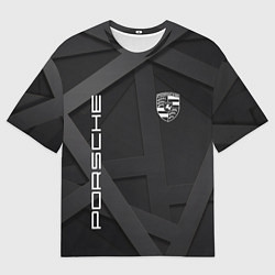 Мужская футболка оверсайз PORSCHE