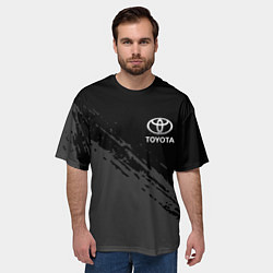 Футболка оверсайз мужская TOYOTA, цвет: 3D-принт — фото 2