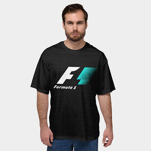 Мужская футболка оверсайз Formula 1 / 3D-принт – фото 3