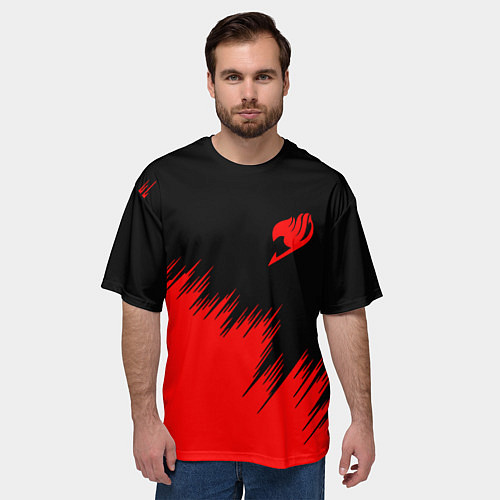 Мужская футболка оверсайз Fairy Tail / 3D-принт – фото 3