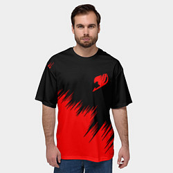 Футболка оверсайз мужская Fairy Tail, цвет: 3D-принт — фото 2