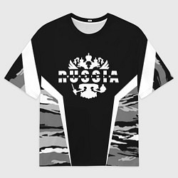 Футболка оверсайз мужская Камуфляж Владимир, цвет: 3D-принт