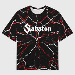Футболка оверсайз мужская Sabaton, цвет: 3D-принт