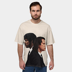 Футболка оверсайз мужская Криминальное чтиво, цвет: 3D-принт — фото 2