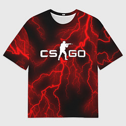 Футболка оверсайз мужская COUNTER STRIKE, цвет: 3D-принт