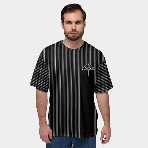 Мужская футболка оверсайз The umbrella academy Z / 3D-принт – фото 3