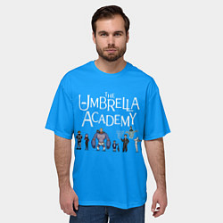 Футболка оверсайз мужская The umbrella academy, цвет: 3D-принт — фото 2