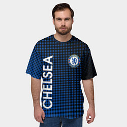 Футболка оверсайз мужская CHELSEA, цвет: 3D-принт — фото 2