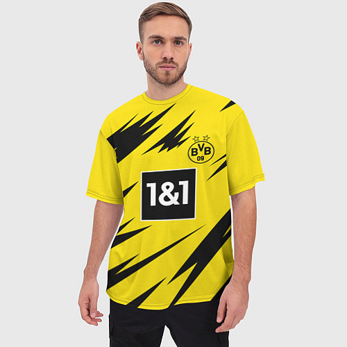 Мужская футболка оверсайз Reus Borussia Dortmund 20-21 / 3D-принт – фото 3