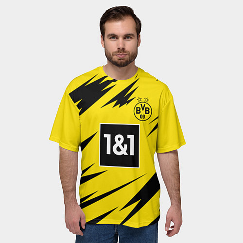 Мужская футболка оверсайз Reus Borussia Dortmund 20-21 / 3D-принт – фото 3