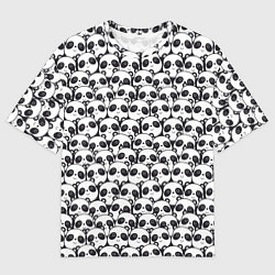 Футболка оверсайз мужская ПАНДЫ, цвет: 3D-принт