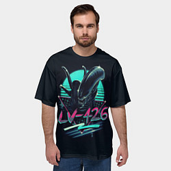 Футболка оверсайз мужская The Alien, цвет: 3D-принт — фото 2