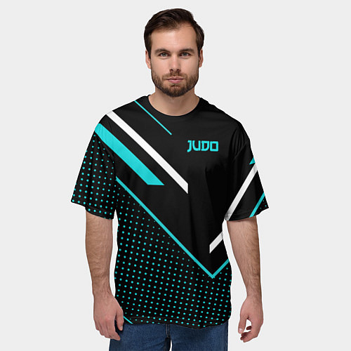 Мужская футболка оверсайз Judo / 3D-принт – фото 3