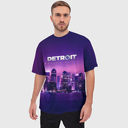 Футболка оверсайз мужская Detroit Become Human S, цвет: 3D-принт — фото 2