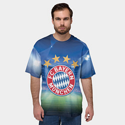 Футболка оверсайз мужская Бавария Мюнхен, цвет: 3D-принт — фото 2