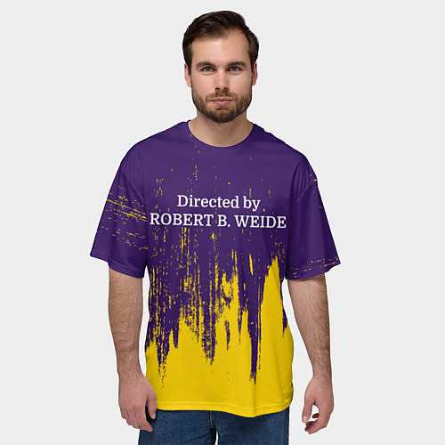 Мужская футболка оверсайз Directed by ROBERT B WEIDE / 3D-принт – фото 3