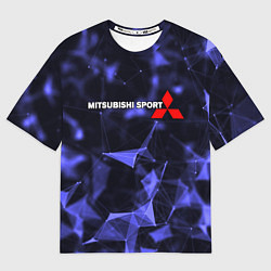 Футболка оверсайз мужская MITSUBISHI, цвет: 3D-принт
