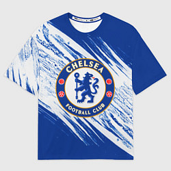 Футболка оверсайз мужская Chelsea, цвет: 3D-принт