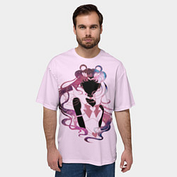 Футболка оверсайз мужская Космическая Сейлор Мун, цвет: 3D-принт — фото 2