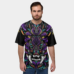 Футболка оверсайз мужская Царь Зверей, цвет: 3D-принт — фото 2