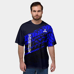 Футболка оверсайз мужская Mitsubishi, цвет: 3D-принт — фото 2