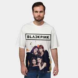 Футболка оверсайз мужская BlackPink, цвет: 3D-принт — фото 2