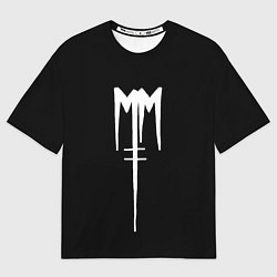 Футболка оверсайз мужская Marilyn Manson, цвет: 3D-принт