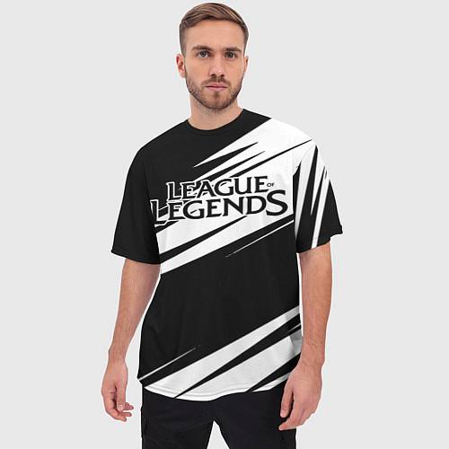 Мужская футболка оверсайз League of Legends / 3D-принт – фото 3